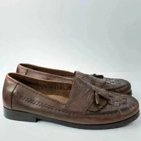 Giorgio Bertini loafers size 13 wide Bartell brown leather main image 4